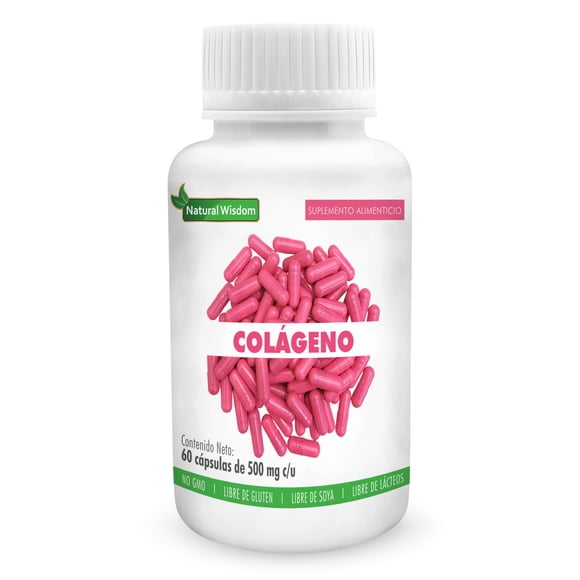 Colágeno Natural Wisdom 60 capsulas Suplemento
