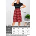 thumbnail image 5 of Women's Nursing Dress Summer Short Sleeve Patchwork Pregnancy Clothes with Pockets,Large, 5 of 7