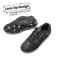 thumbnail image 4 of BURUDANI Kids Girls & Boys Soccer Shoes Outdoor Soccer Cleats Trainers Shoes Black/Grey Size 10, 4 of 6