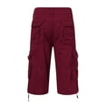 thumbnail image 6 of WERYOUNG Mens Spring Summer Comfortable Casual Thin Cargo Knee Length Shorts Versatile Trunks, Red, XS, 6 of 6