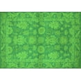 thumbnail image 1 of Ahgly Company Indoor Rectangle Oriental Green Industrial Area Rugs, 5' x 7', 1 of 4