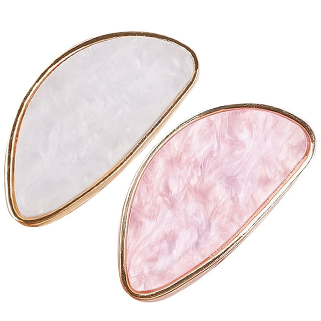 2PCS Nail Ring Palettes Shell Irregular Nail Color Palettes Nail Polish Palettes