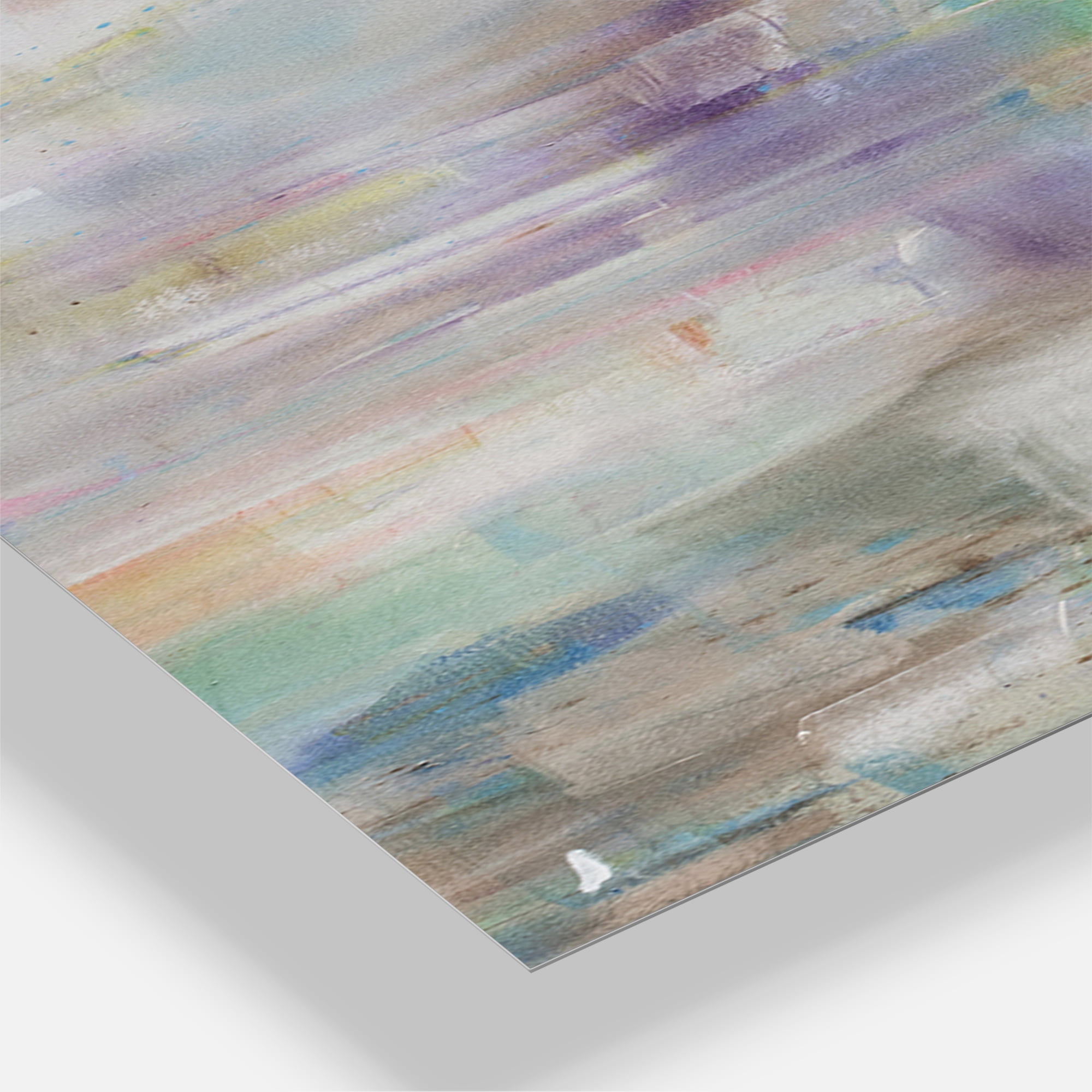 Designart 'Rainbow Reflect Mood' Oversized Cottage Wall Clock