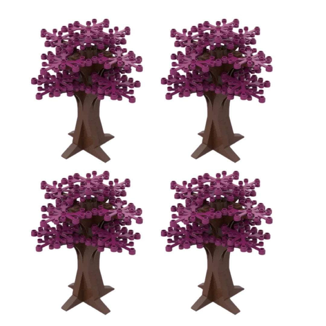 New PINK Tree Decorations PINK Trees PURPLE Building Bricks City