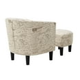 thumbnail image 4 of Camilla Fabric Barrel Chair with Ottoman, 4 of 7