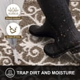 thumbnail image 2 of 2Pack Yamaziot 2'x6' Runner Rug for Hallway, Runners Rugs for Floor Mat, Non Slip Washable Brown Carpet, 2 of 6
