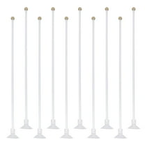 Sipeihong 10pcs White Suction Cup Car Flag Pole Mount