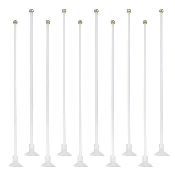 10 Pcs Flag Flagpole for Outdoor Travel Adhesive Base