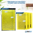 thumbnail image 2 of RAYAIR SUPPLY 16x18 Replacement Filter Pads Compatible with Pristine Air Cleaner 16x18 Refills (3 Pack) YELLOW, 2 of 5
