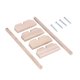 thumbnail image 3 of Perchas para pollos, 2 juegos de soporte de entrenamiento de loros de madera para pollos, soporte de madera para pollitos, claridad notable, 3 of 8