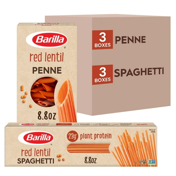 Barilla® Red Lentil Spaghetti & Penne Pasta Variety Pack 6 pc Box