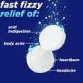 thumbnail image 3 of Alka-Seltzer Heartburn Relief and Pain Relief, Aspirin + Antacid Effervescent Tablets, 72 Count, 3 of 6