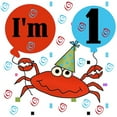 thumbnail image 2 of CafePress - Crab 1St Birthday Infant Bodysuit - Baby Light Bodysuit, Size Newborn - 24 Months, 2 of 4