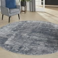 thumbnail image 4 of Nourison Rustic Textures Painterly Indoor Rug Grey 5'3" x Round, 4 of 8
