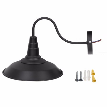 Black Wall Sconce Lighting Gooseneck Barn Lights Industrial