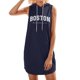 thumbnail image 1 of Vestido informal con estampado de letras para mujer: poliéster suave, versátil para ocasiones en casa y al aire libre, 1 of 4
