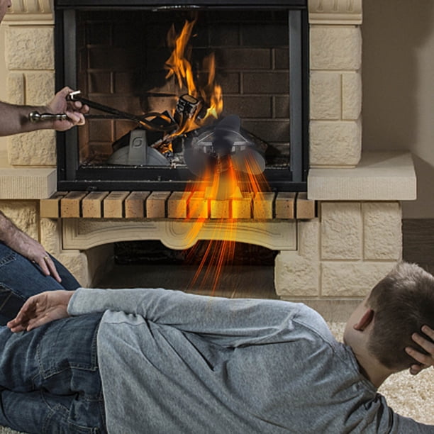 Suncoda Fireplace Fan, Fireplace Fan Windmill Room 178Mm Thermal