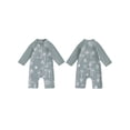 thumbnail image 2 of BemeyourBBs Toddler Baby Boy Girl Swimsuit Newborn Tree Floral Shark Swimsuits UPF 50+ Rash Guard One Piece Zipper Swimwear Short Sleeve Summer Beach Bathing Suit, 2 of 9