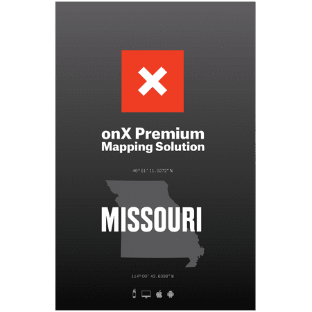 Missouri Hunting Maps: onX Hunt Chip for Garmin GPS - Public & Private Land Ownership - Game Management Units - Includes Premium Membership for onX Hunting App for iPhone, Android &