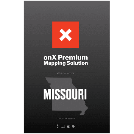 Missouri Hunting Maps: onX Hunt Chip for Garmin GPS - Public & Private Land Ownership - Game Management Units - Includes Premium Membership for onX Hunting App for iPhone, Android & (Best Hunting Times App Android)