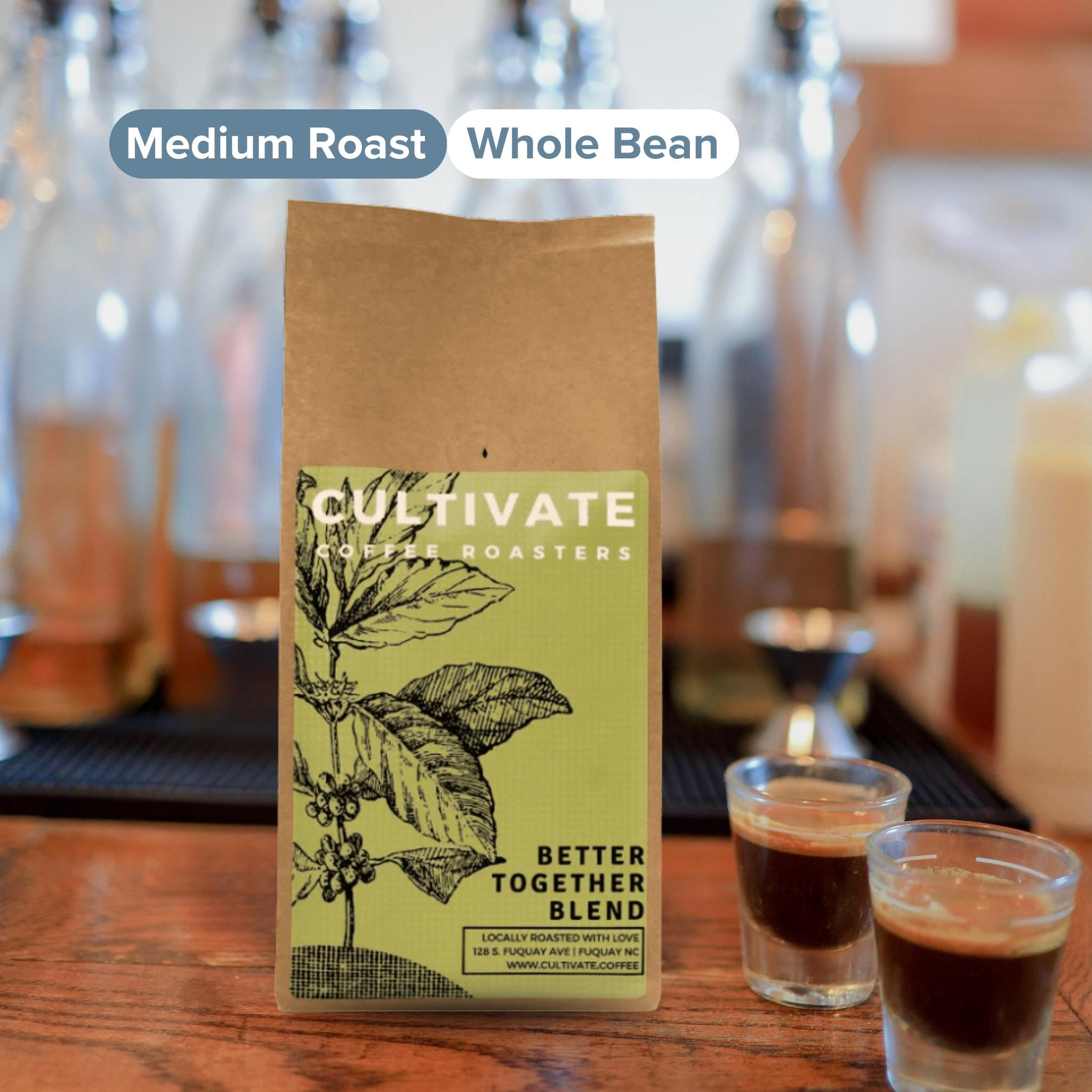 Local Cultivate Coffee Better Together Whole Bean Blend, Medium Roast