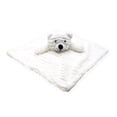 thumbnail image 2 of Baby Mode Ridged Plush Nunu Lovey Blanket - White Bear, 2 of 2