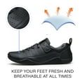 thumbnail image 3 of Mens Lace Up Casual Shoes Lightweight Walking Oxfords Comfortable Non-slip Driving Shoes Breathable and Fashionable Black 11.5 US, 3 of 7