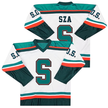 SZA Jersey SOS Tour S Logo Merch Streetwear Cosplay Women Men Fashion Casual Long Sleeve Sweatshirts V-neck