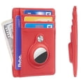 thumbnail image 2 of Hawanik Slim Minimalist Front Pocket Wallet with Built-in Case Holder for AirTag, 2 of 7