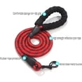 thumbnail image 2 of Pet Traction Rope, Ruixuege Upgraded Dual Solid Traction Rope, with Comfortable Padded Handle and high Reflection Light, Suitable for Large or Medium-Sized Dogs, 3M Long (red), 2 of 7