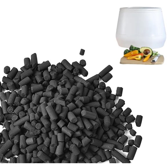 Heyingu 350g Odor Absorbing Carbon Filter Refills for Smart Waste Kitchen Composter Activated Charcoal for Electric Compost Bin Odor Control