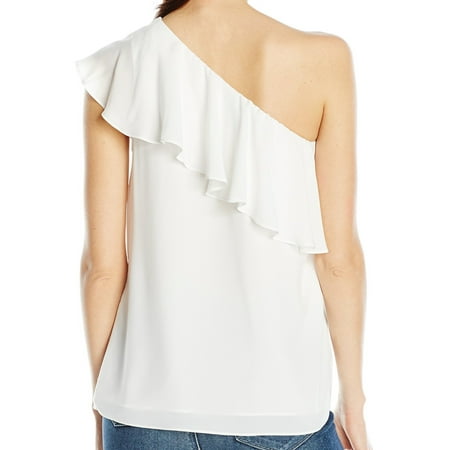 French Connection - French Connection NEW White Womens Size XS Ruffled ...