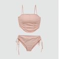 thumbnail image 1 of Traje de baño de vacaciones tipo bikini impulsado por el viento puro para mujer, estilo dividido para adolescentes., 1 of 6