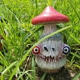 thumbnail image 3 of SSBSM Handmade Mushroom Statue Anti-fade Thrilling Halloween Style Weird Mutant Mushroom Ornament Party Supplies, 3 of 8
