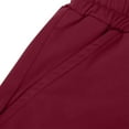 thumbnail image 2 of Lmnyox Winter Athletic Pants for Women Fleece Lined Elastic Waist Drawstring Sport Joggers with Pocket, 2 of 7