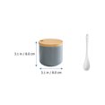 thumbnail image 4 of Miangastore 1 Set of Flour Sugar Storage Container Grey Smooth Easy to Clean for Cooking Enthusiasts, 4 of 9