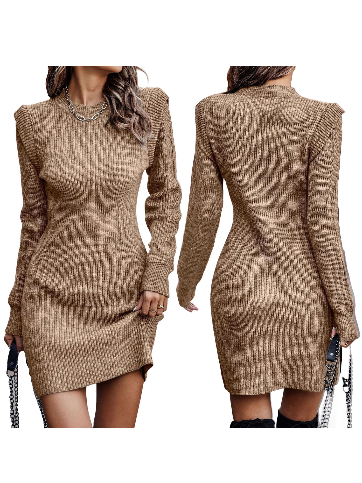  Sweater Dresses For Women 2023 Trendy Xs Womens Linen Dresses  Flowy Fall Dresses For Women Long Sleeves Bodycon Wrap Dress Warm Pullover  Sweaters For Women cheap items under 1 women softshell : Sports & Outdoors