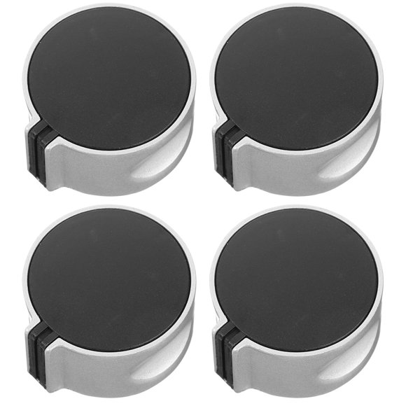PinesC 4pcs Gas Stove Knobs Cooktop Control Knobs Replacement Stove Knobs Gas Range Knobs (Median 0 degree)