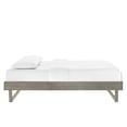 thumbnail image 4 of Hawthorne Collections Wood Queen Platform Bed Frame with Supporting Legs in Gray, 4 of 7