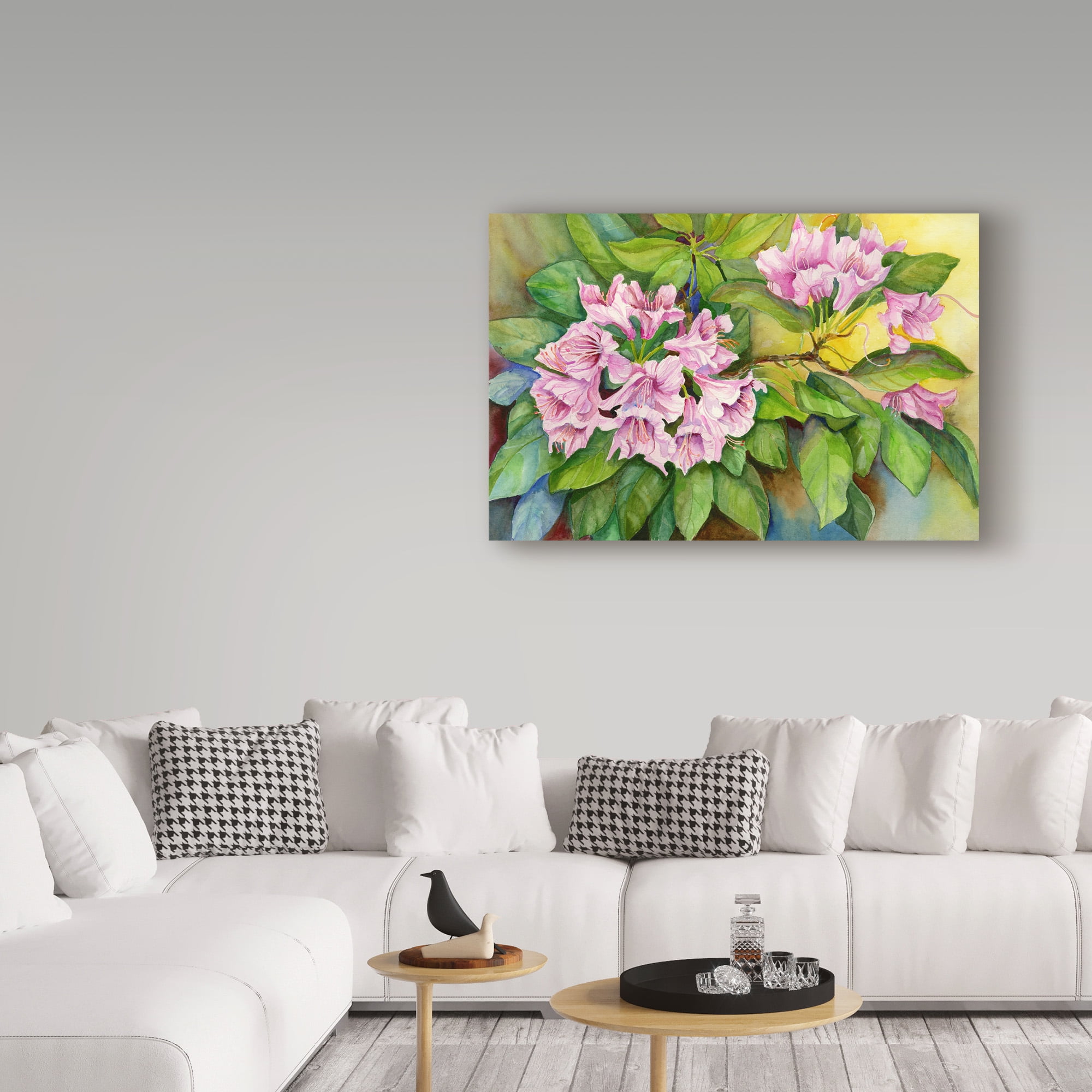 Trademark Fine Art 'Pink Sunlit Azalea' Canvas Art by Joanne Porter