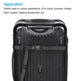 thumbnail image 5 of Unique Bargains Suitcase Belts with Quick Release Buckle Luggage Straps, Black, 5 of 5