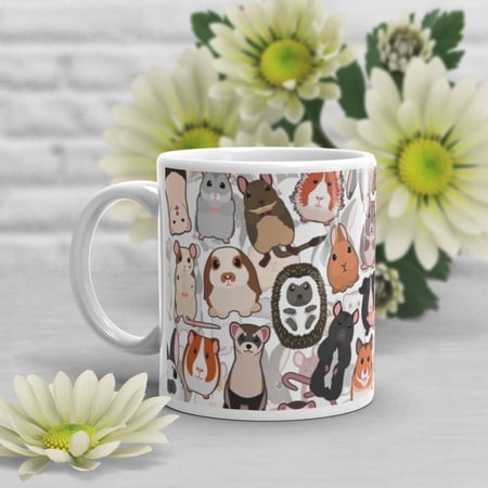ket Peoffee Mug, Cute Rabbit Gift, Pet Guinea Pig Lover, Rat, Gerbil, Hamster, Chinchilla, Mouse, r Glider, Ferret, Hedgehog Mom.