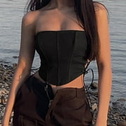 MIARHB Women's Fashion Lace Stitching Vest Sleeveless Tank Tops Casual Blouse Tops going out tops for women