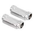 thumbnail image 3 of Tubo 2pcs Motocicleta Barra de Carretera Luz Cromada Cromada universal para tubo de anticollision de diámetro de la tubería de 1.25 Pulgadas, 3 of 7