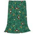 thumbnail image 2 of Bingfone Cartoon Air Transportation Print Flannel Fleece Blanket Throw Blanket For Bed,Sofa,Couch,Travel,Camping(60"X50"), 2 of 9