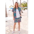 thumbnail image 4 of Woman Within Plus Size Relaxed Fit Cotton Camp Shirt, 4 of 5