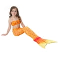 thumbnail image 3 of Disfraz De Sirena De Halloween Para Niños Traje De Baño De Playa Bikini De Tres Piezas, 3 of 4