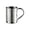 Silver, variant on Stainless Steel Copper Plated Hammered Finish Mug Ideal For Coffee Tea Whiskey Or Cocktails With Vintage Western Style For Home Bar (Silver)