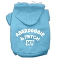 thumbnail image 3 of Pet Dog and Cat Hoodie Screen Printed, "Aberdoggie  Fetch NY", 3 of 10