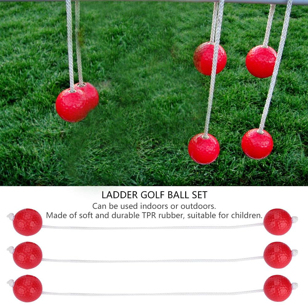 Greensen 2 Colors 3 Pairs Ladder Golf Ball Toss Bolas Set Replacement